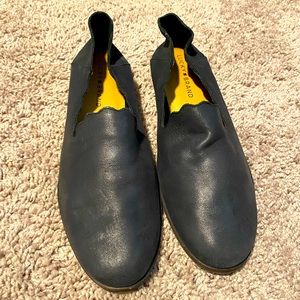 Lucky Brand Women Flat LK Chaslie 9.5 Black Leather Colored